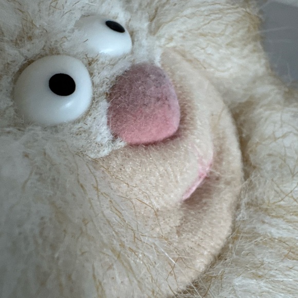 Vintage 1986 Hallmark Purrsonality Fat Cat Stuffed Plush Miz Maudie Orange Lace - Picture 15 of 15